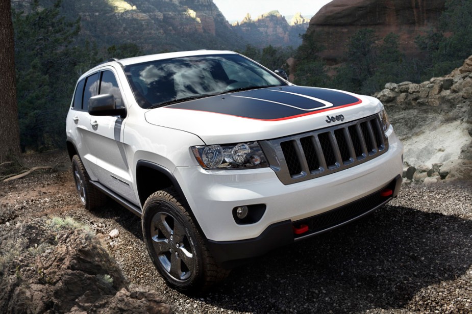 The 2013 Jeep Grand Cherokee Trailhawk off-roading