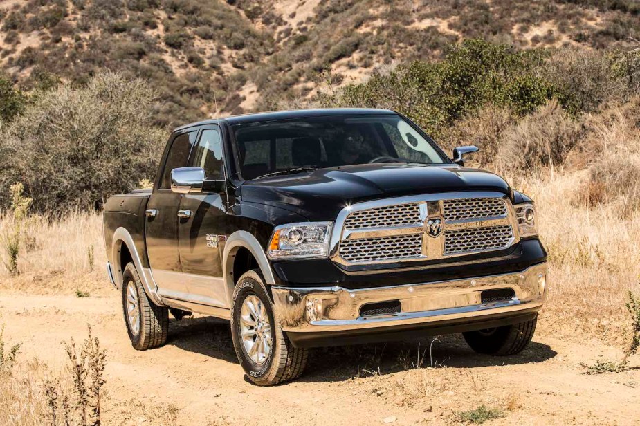 Classic used Ram 1500 in the desert.