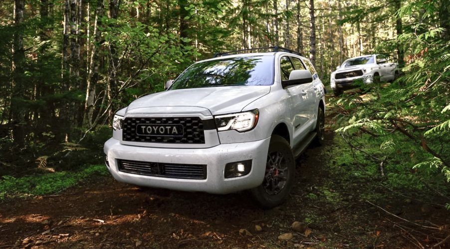 The 2020 Toyota Sequoia off-roading