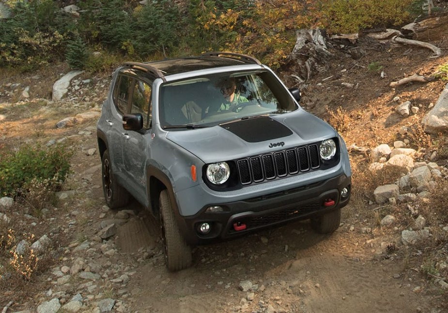 The 2023 Jeep Renegade off-roading