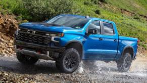 The 2024 Chevy Silverado off-roading