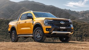 The 2024 Ford Ranger off-roading