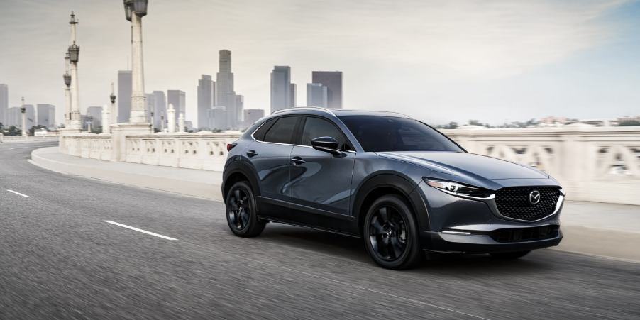 The 2024 Mazda CX-30 on the road