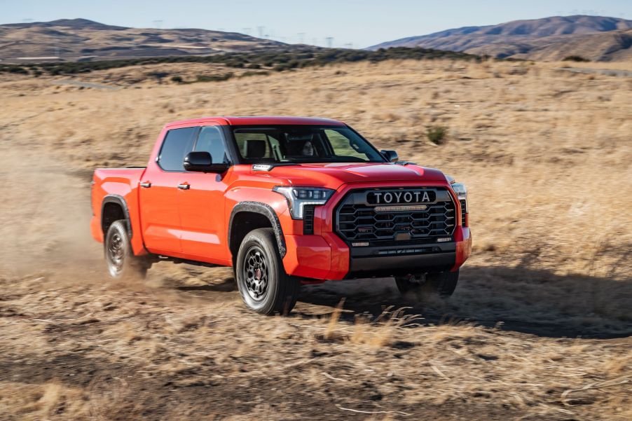 The 2024 Toyota Tundra off-roading