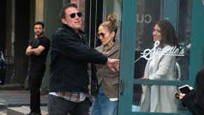 Ben Affleck and Jennifer Lopez in the city