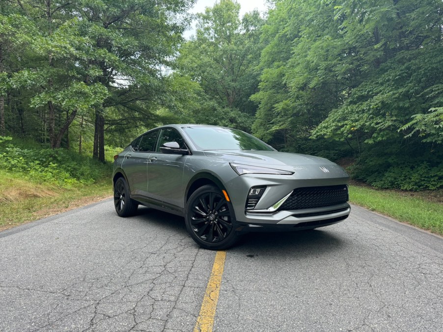 The 2024 Buick Enivsta on the road