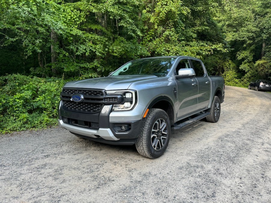 The 2024 Ford Ranger off-roading