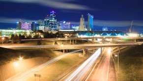 Interstate highways outside Kansas City, Missouri