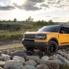 The 2024 Ford Bronco Sport climbing over rocks