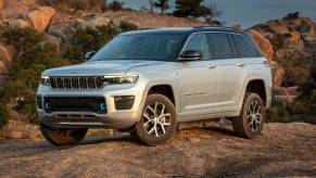 The 2024 Jeep Grand Cherokee 4xe off-roading