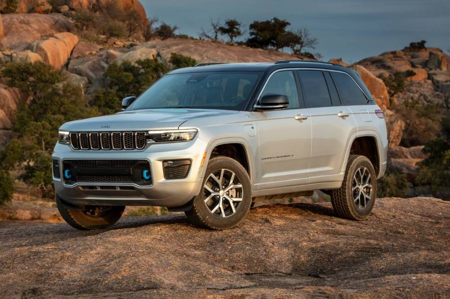 The 2024 Jeep Grand Cherokee 4xe off-roading