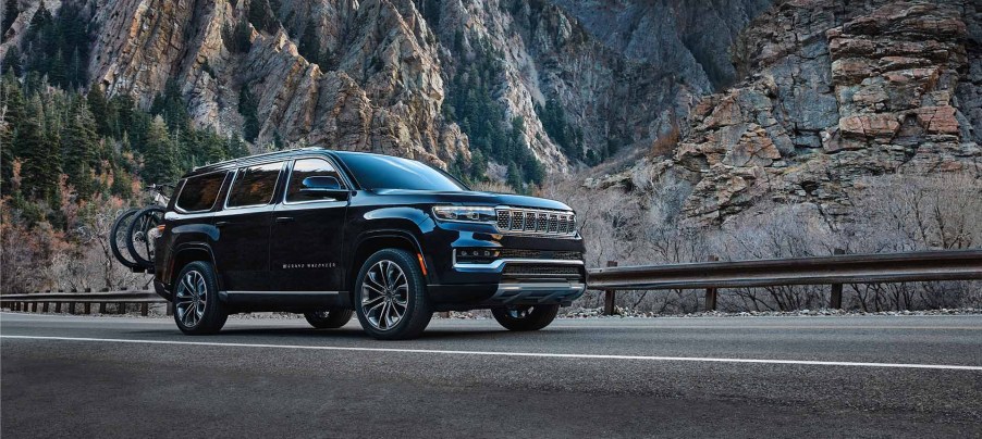 The 2024 Jeep Wagoneer on the road