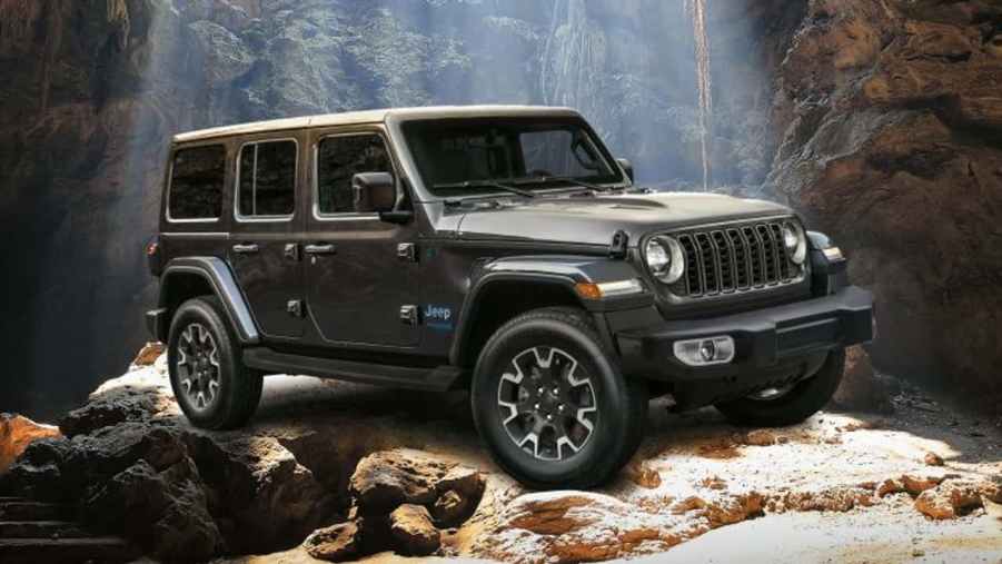 The 2024 Jeep Wrangler on display