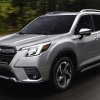 The 2024 Subaru Forester on the road