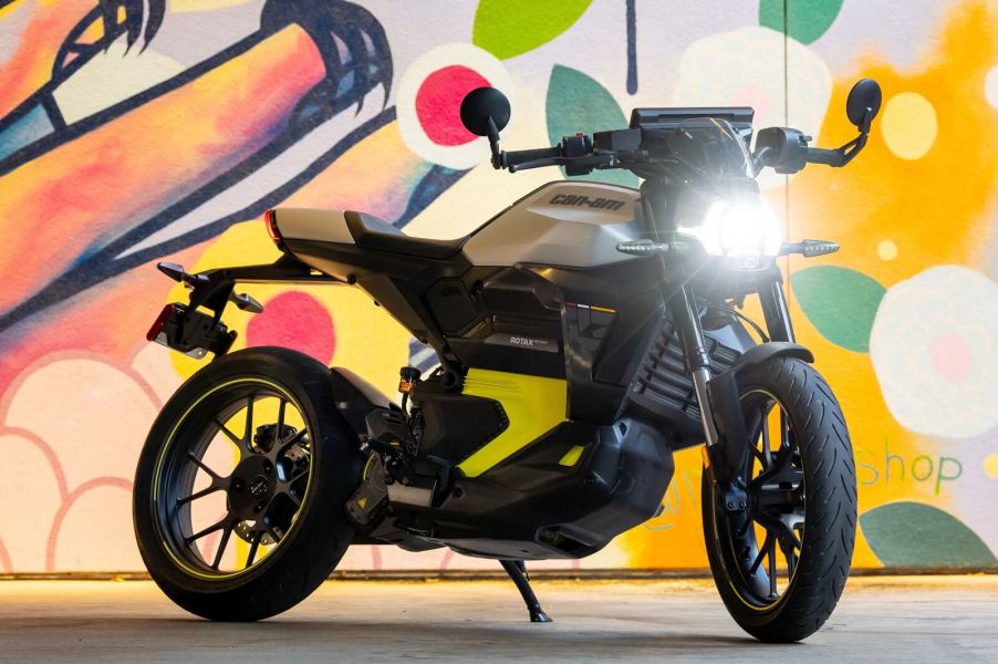 The Can-Am Pulse is one of the two new electric motorcycles from the brand.