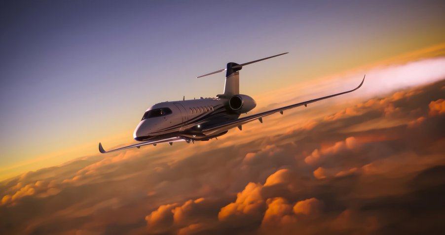 A private jet like this can cost tens or hundreds of millions to buy.