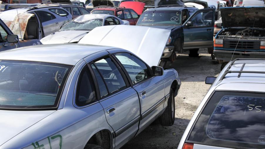 Liberty Mutual is gaining a bad reputation with auto mechanics after leaving totaled vehicles abandoned on their lots.