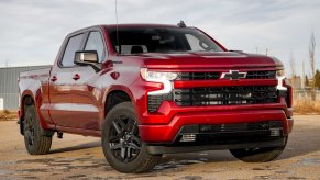 The 2024 Chevy Silverado 1500 off-roading on a beach