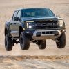 The 2025 Ford F-150 jumping sand dunes