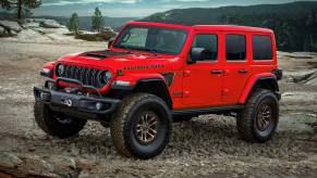 The 2024 Jeep Wrangler off-roading