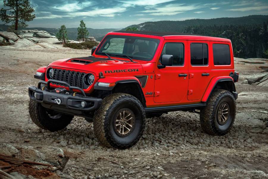 The 2024 Jeep Wrangler off-roading