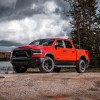 A 2024 Ram 1500 parked near a lake