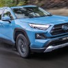 The 2025 Toyota RAV4 PHEV on the road