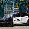 A Tesla Model Y police vehicle in Anaheim, California.